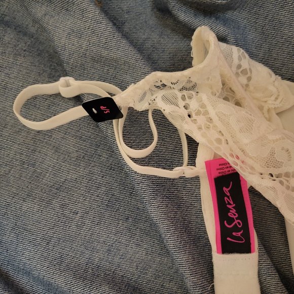 New La Senza White Lace Lingerie Slip Dress - Picture 2 of 4